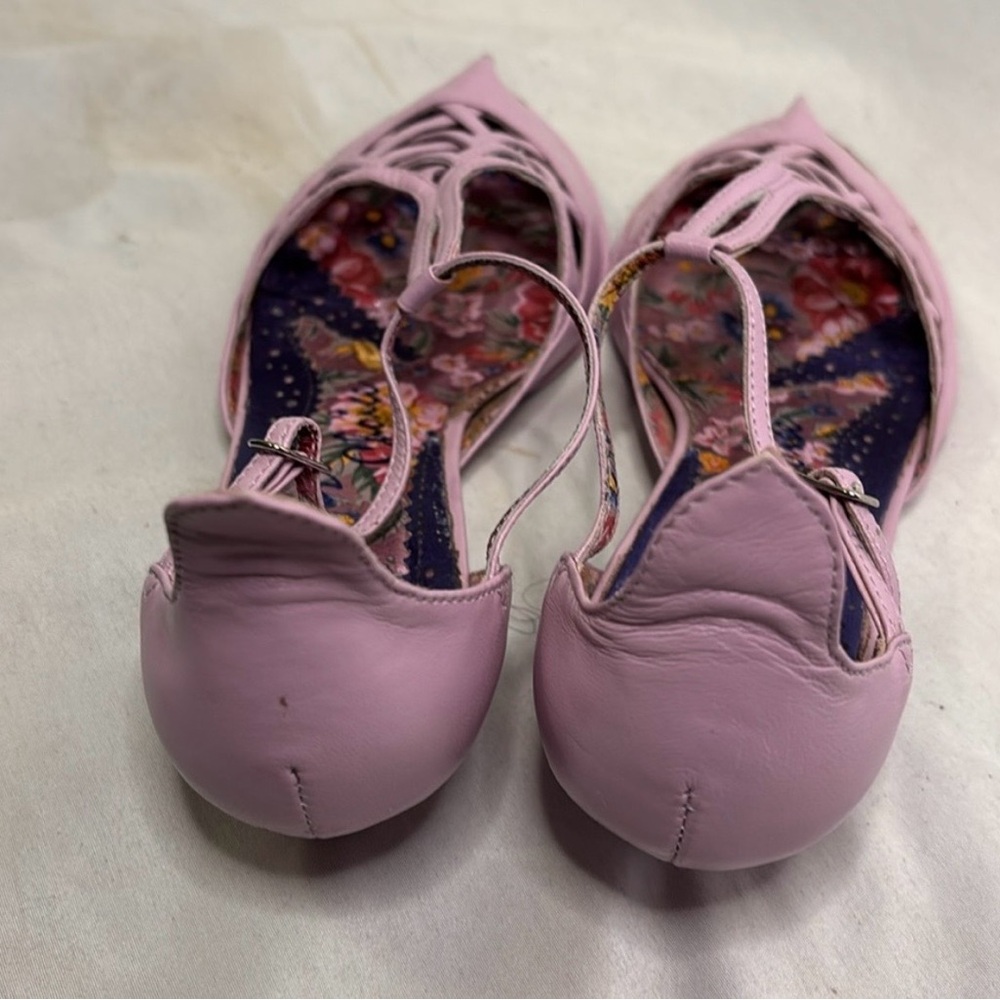 Irregular Choice “Linda” Lattice Kitten Heels - Picture 6 of 10